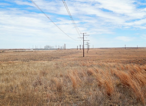 Power line in Amarillo, TX
